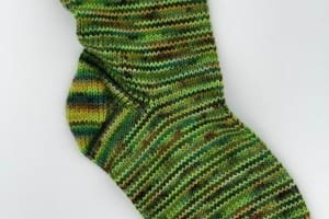 Salmon sock blank.