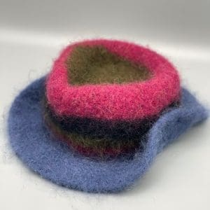 Multi-Colored, Fedora Crown-Small