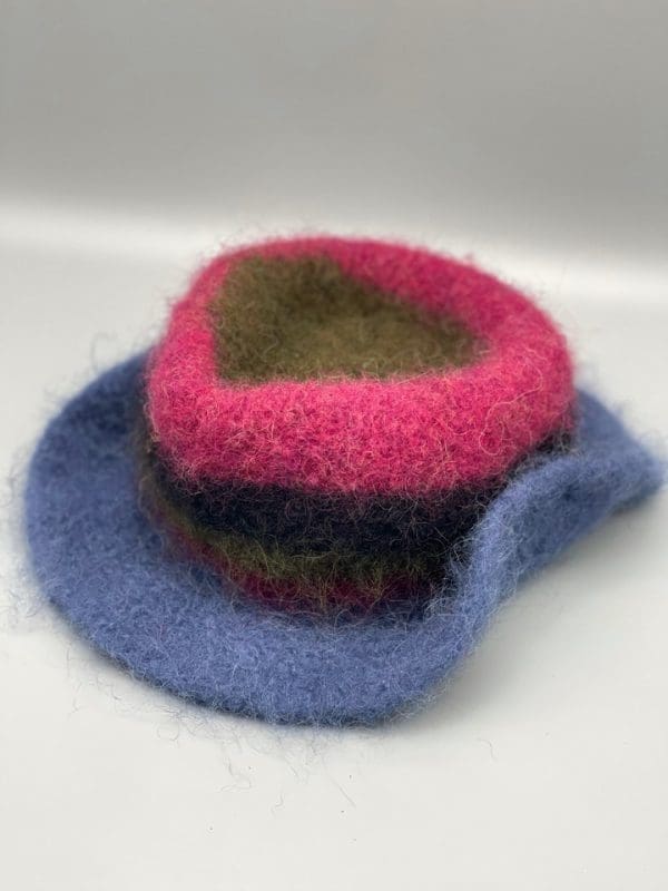 Multi-Colored, Fedora Crown-Small