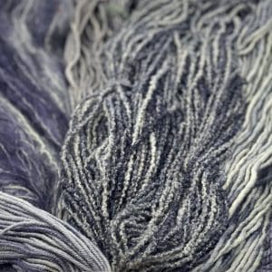 697 Yards, DK Weight, Hand-Dyed Textures in Black-Grey